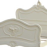 Cream French Style King Size Bed