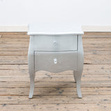 Silver Gilt Leaf Bedside Cabinet