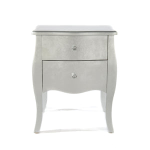 Silver Gilt Leaf Bedside Cabinet