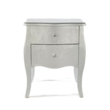 Silver Gilt Leaf Bedside Cabinet