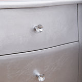 Silver Gilt Leaf Bedside Cabinet