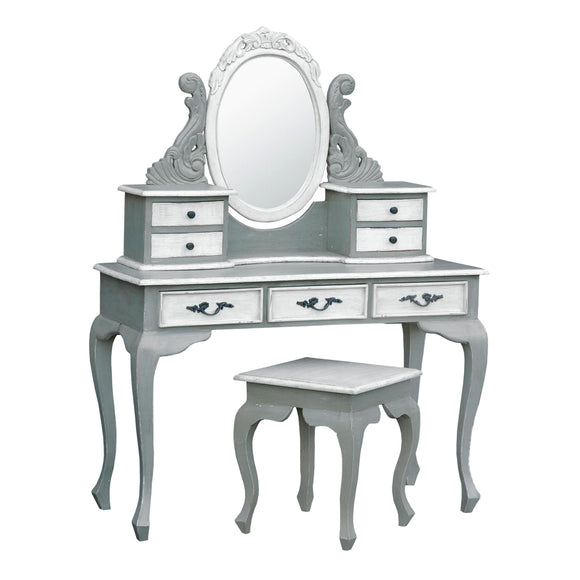 Grey & White Dressing Table