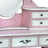 Pink & White Dressing Table