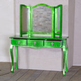 High Gloss Green Dressing Table