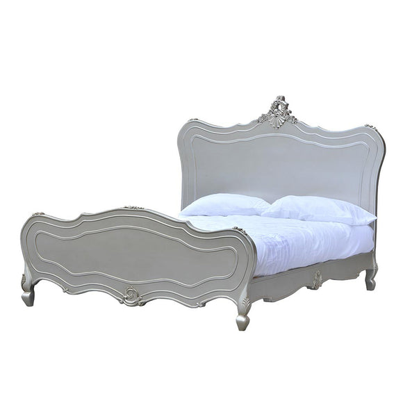 Silver French Style King Size Bed