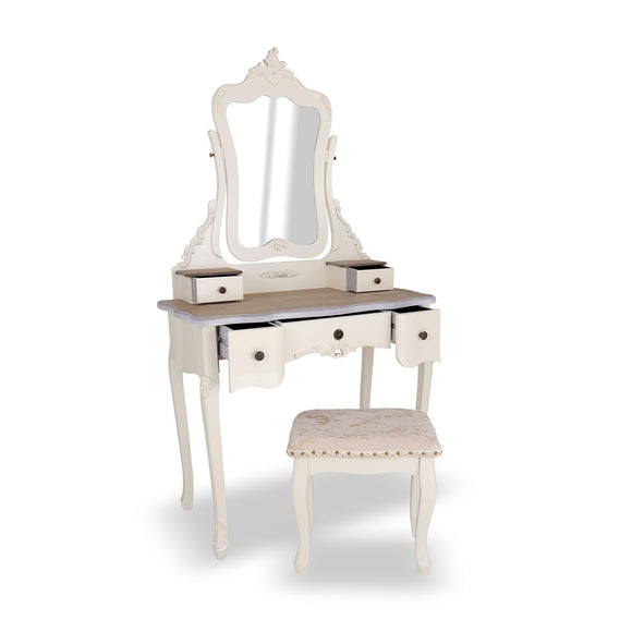 White Dressing Table Set