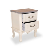 Two Drawer Bedside Cabinet