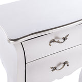 Silver Bombe Bedside Cabinet