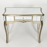 Mirrored Champagne Console/Dressing Table