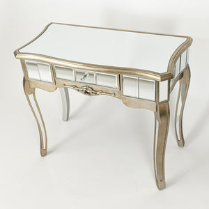 Mirrored Champagne Console/Dressing Table