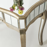 Mirrored Champagne Console/Dressing Table