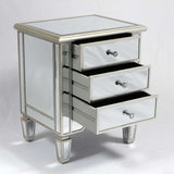 Mirrored Bedside Cabinet